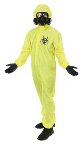 Déguisement combinaison Danger Biologique Adulte / Costume Toxique jaune / La Maison du Déguisement